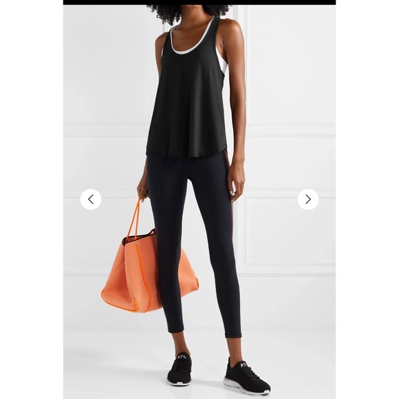 $85 Bandier All Access NYC Black Duet Tank Top in XS - Luxury Athleisure Top - Picture 10 of 15